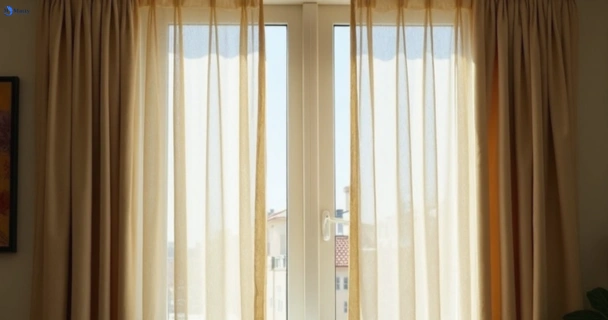 Dull dusty drapes in st-marys-nsw before professional cleaning